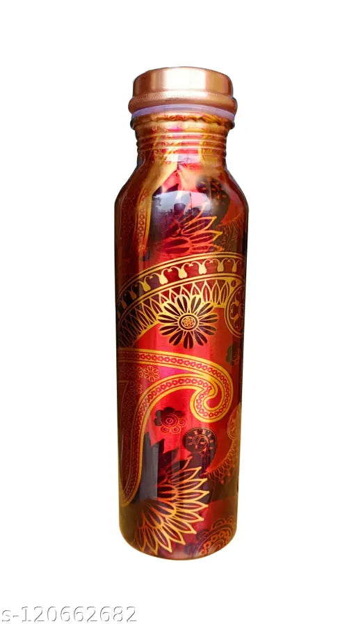 Craft World Copper Bottle,100% Pure Copper Bottle for Water 1250 ml Bottle  (H-10.5 Inch)