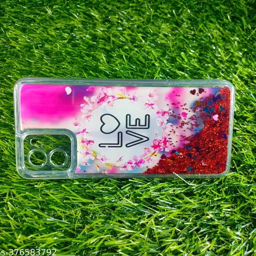 MobileLayer Vivo Y15s / Vivo Y15A / Vivo Y15c / Vivo Y01 Stylist Mobile Cases & Cover Printed Water Glitter For Gilrs