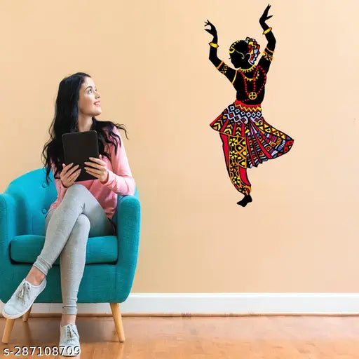 god & god's New Modern Art & Trendy Wall Stickers for Home Decoration, Living Room, Bedroom Size Large