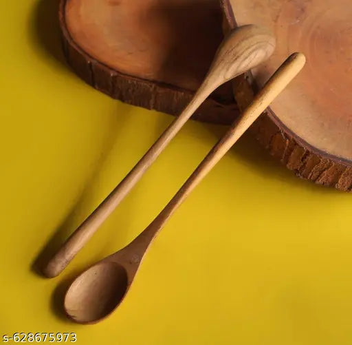 WOOD SPOON BROWN COLOUR (PACK OF 2