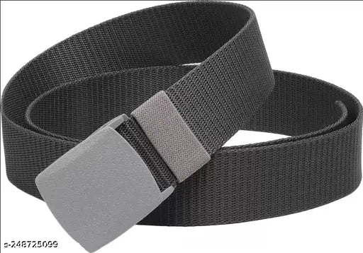 SHOPBREAK COMBO OF 2 Men Formal, Casual, Party, Evening Nylon Belts