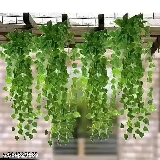 Artificial Garland Money Plant Leaf Creeper (pack of 2) (Each of 7 to 8 ft)