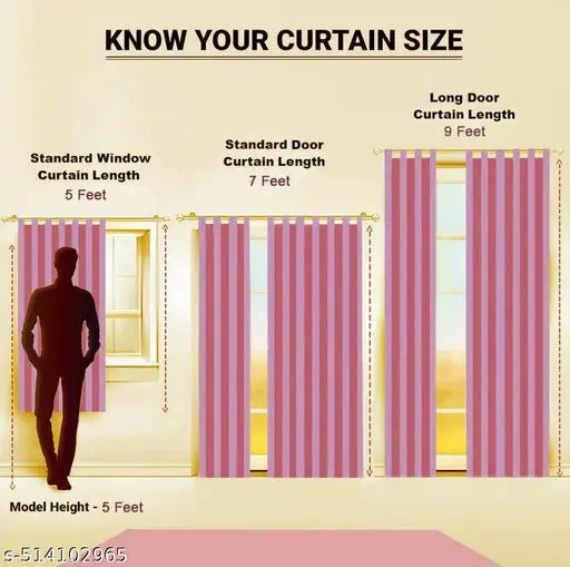 Homyhise Beautiful Leaf Printed Home Decor Velvet Curtains Blackout PARDA Curtain for Window, Door, Longdoor 5, 7, 9 feet (Pack of 1)