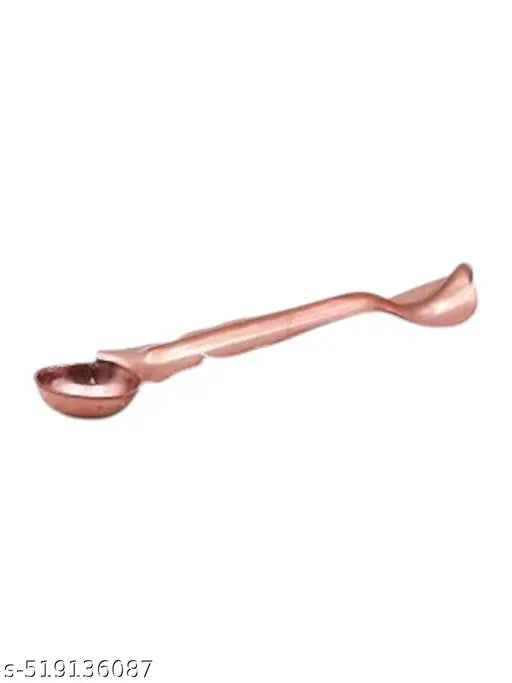 SriMaa Ventures Copper Panchapatra with Spoon for Pooja | Traditional Panchapatra Set