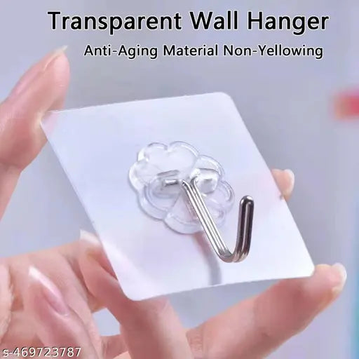 Stysol Strong capacity self adhesive wall hooks 10 pac