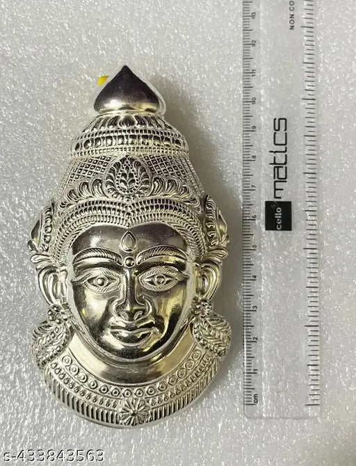 German Silver Lakshmi Mukuta small