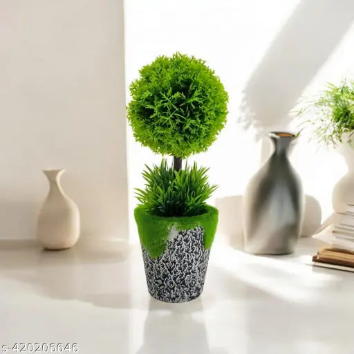 home decor | artificial plants | room decor |  artificial trees | artificial plants for decoration | living room decoration |   Artificial Plant home interior .Jhau Tree With Unique Facial Expression Handcrafted Ceramic Vase pot | (22 cm)