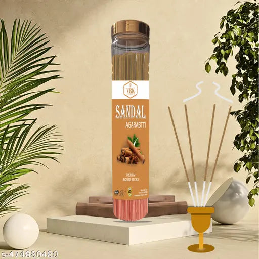 Vrk Agarbatti Premium Incense Sticks Combo Pack For Home Pooja And Negative Energy Remover Agarbatti Rose / Kasturi / Sandal / Lavender (100gm,Set Of 4) 400Gms