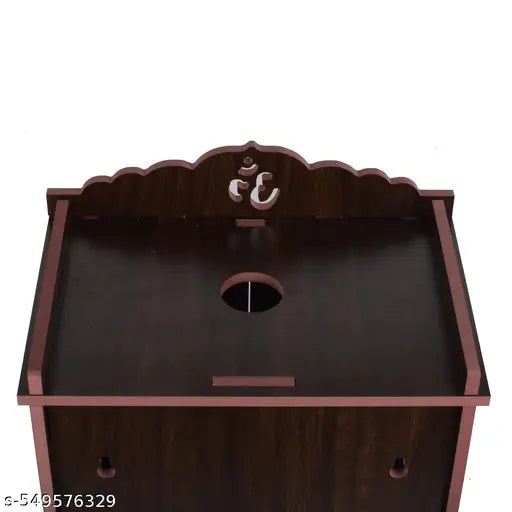 Handcrafted wooden home decorative temple