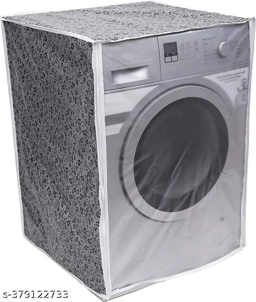 Waterproof & Dustproof Washing Machine Cover & Fully Automatic Front Load Washing Machine Cover Suitable for IFB 6.5kg,7 Kg, 7.5Kg & 8kG / 61smX61cmX84cm Washing Machines