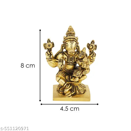Shreeyaash Brass Varahi Amman Idol for Temple & Pooja Room | Handcrafted Goddess Varahi Statue for Protection, Strength