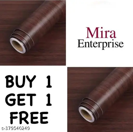 Mira Enterprise 45x200CM Removable wall stickers, 3D wall stickers for Bedroom, Living Room, Drawing Room, Wallpaper for Furniture (PACK OF 2)
