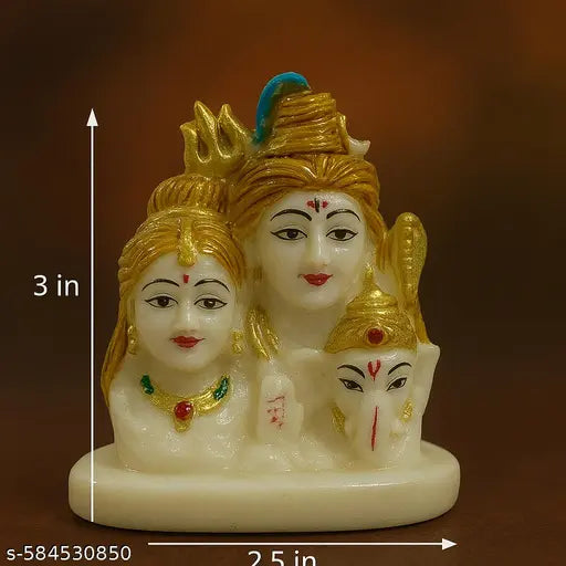 Shiv Parvati Idol | Lord Shiv Parvati GaneshFor Home Temple & decoration