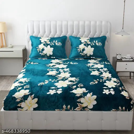 winter woolen bedsheets with 2 pillow covers