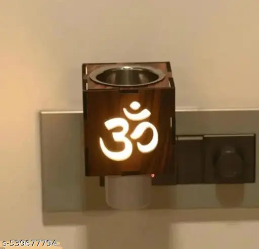 Stylish Kapoor dani , Kapur dani , Night Lamp With Kapoordani , Incence Holder , Dupdani , Bukhurdani ,Electric Ceramic Kapoor Dani Stand Kapur Incense Burner Oil Diffuser Cum Night Lamp With Switch For Mandir Gift Pack