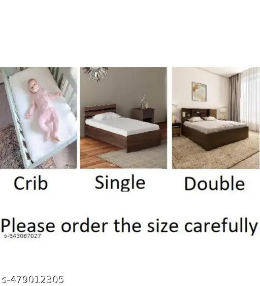 Kanhiya  Decor makes this attractive double fitted bedsheet with 2 large pillow covers. Bedsheet gets proper comfortable even for 8 inches mattress.