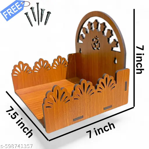 Mini wooden temple, Mandir for home pooja room, Wooden pooja ghar, Office puja mandir, Pooja mandir for home, DIY pooja mandir, pooja mandir for Griha Pravesh gift, wooden mandir for Navratri festival,  wooden temple for Diwali puja