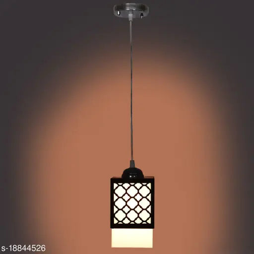 Gojeeva  Wooden Style Hanging Lamp Creative Wood Pendant Light Lamp Suitable for Living Room,Foyer,Bedroom,Hallway Pendants Pendants Ceiling Lamp(Pack of 1)