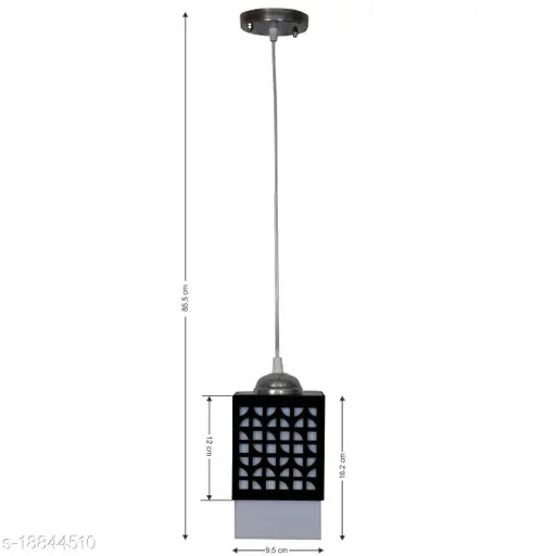 Gojeeva  Wooden Style Hanging Lamp Creative Wood Pendant Light Lamp Suitable for Living Room,Foyer,Bedroom,Hallway Pendants Pendants Ceiling Lamp(Pack of 1)