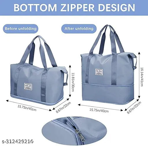 Women Travel Bag,  Large Capacity Traveling Bag Waterproof Women Bag Lightweight Travel Hand Bag, Expandable Traveling Bag