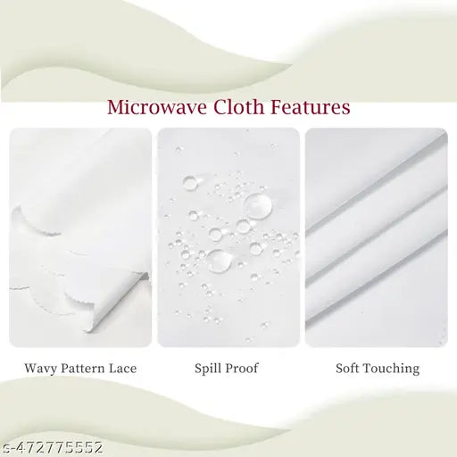 DARSHANAM WORLD Waterproof Microwave Oven Cover/Oven Top Cover/Microwave Oven Dust Proof Cover, Attractive Modern Design Kitchen decor Small Appliances Cover