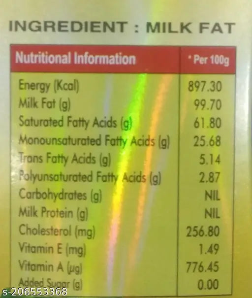 Bihari Ji Pure Desi Ghee - Desi Ghee with Rich   -500ml TETRA-2