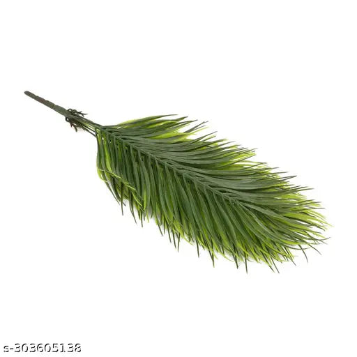 Home Bloom Artificial Areca Palm Plant for Home, Office Decor | 9 Stems Plant(Without Pot 55 cm)/Light Green Color Leaves | home decor living room