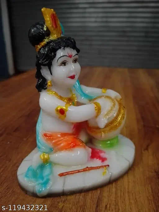 Lord Krishna Idol Makhan Chor Showpiece 5 INCH