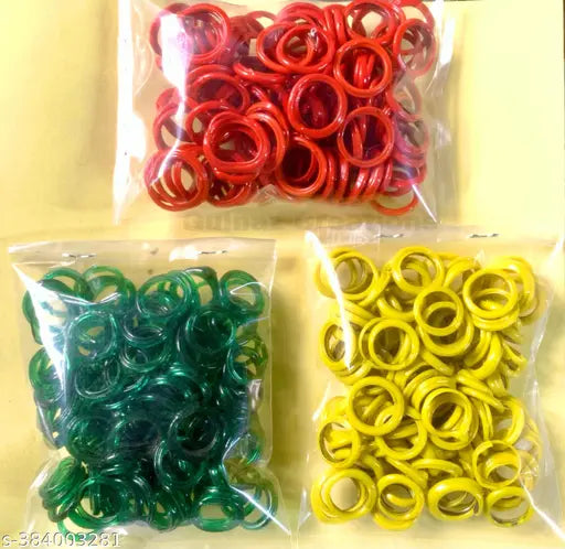 Chitti Gajulu Small Bangles Combo Pack 3 Colours Each 108 for Ammavari Laxmi Puja Combo Pack Of 3 Pooja Samagri