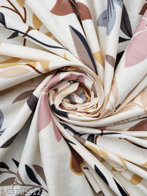 ANA Set of 2 5 Feet Window Curtain Cotton Eyelet Premium Curtain for Windows, Multicolor, Decorative, Bedroom, Balcony 2pcs set