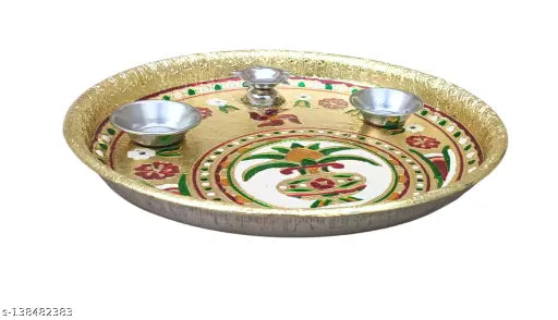 Pooja Thali Meenakari