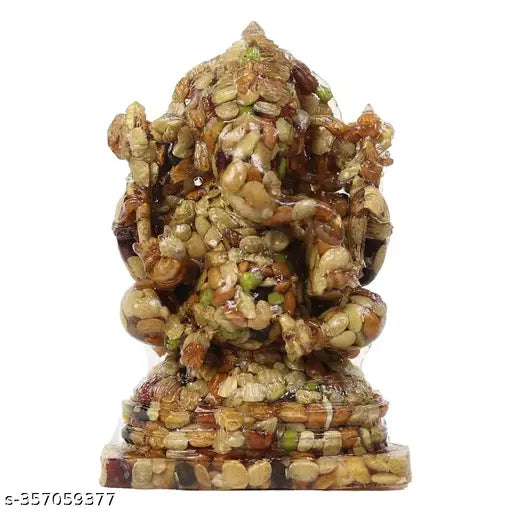 Navadhanya Vinayagar Statue, 9 Grains Vinayagar Idol, Seed Ganpati, Ganpati Idol For Pooja, Ganpati Statue