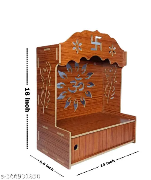 PREMIUM FOLDING MDF POOJA MANDIR