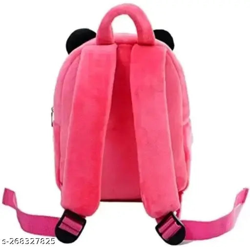 AK INTER presents a kids school bag made with fine quality of Fabric school bag PINK Panda