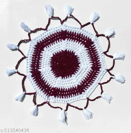 (20x20 inch) Handmade Thaliposh for Puja Thali | Puja Thali Cover |  Multicolour Traditional Thalposh