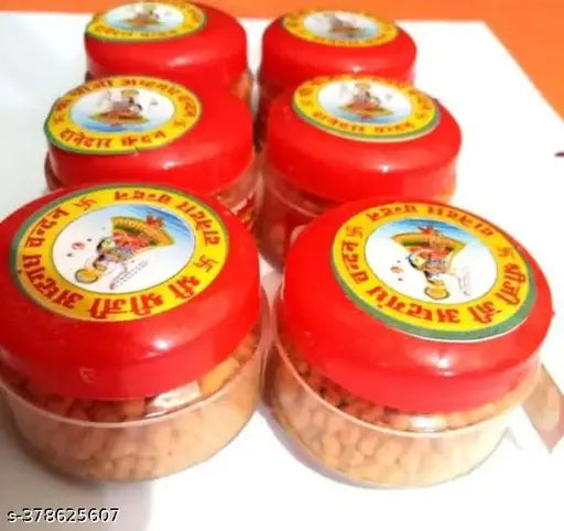 Kesar Ashtagandha Chandan goli | Chandan for Pooja & Tilak pack of 6