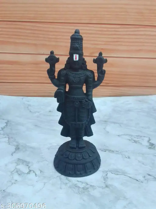 SHINDE EXPORTS Govinda Idol for car Dashboard/Balaji murti for car/tirupati Balaji murti/Balaji Statue for Pooja Room