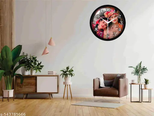 AS CREATIVES  BEAUTIFUL  WALL  CLOCK