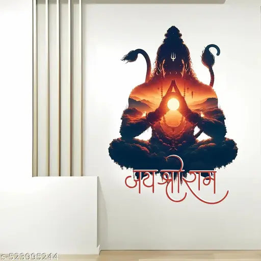 WallBirds hanuman ji wall sticker for Living room and hall