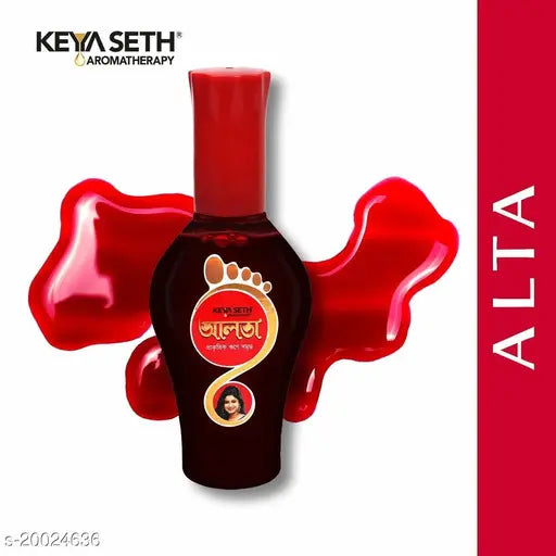 KEYA SETH AROMATHERAPY Aromatic 100% Natura Dust Sindoor & Natural Ayurvedic Dust Red Aalta With Applicator (Combo Pack of 3)