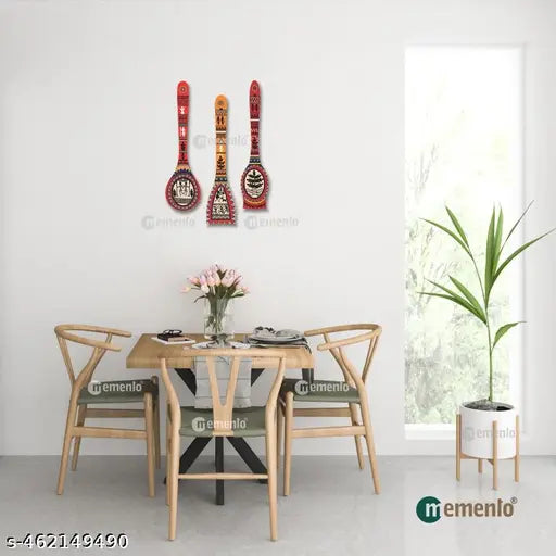 Trending Vastu Design Spoon Shape Designer MDF Wall Hanging|Wall Decoration|Home Decor