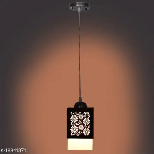 Gojeeva  Wooden Style Hanging Lamp Creative Wood Pendant Light Lamp Suitable for Living Room,Foyer,Bedroom,Hallway Pendants Pendants Ceiling Lamp(Pack of 1)