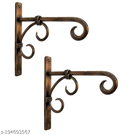 Environs Wall Hanging Plant Hook for Planters Lanterns Bird Feeders Wind Chimes Hanging Baskets Ornaments String Lights Indoor Outdoor Balcony Outdoor Hanging Brackets