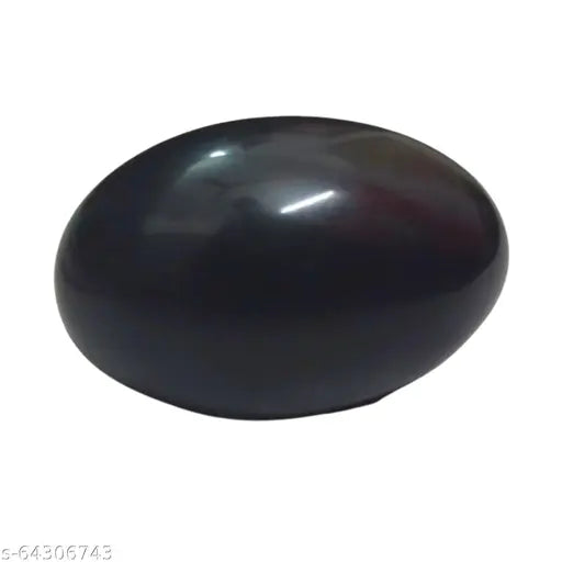 Black Stone Saligram - Natural Black Stone Saligramam