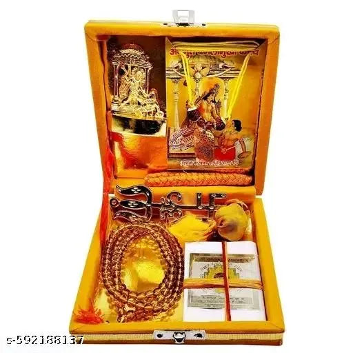Shri bangalamukhi kavach yantra box for Goddess bagalamukhi Pujan
