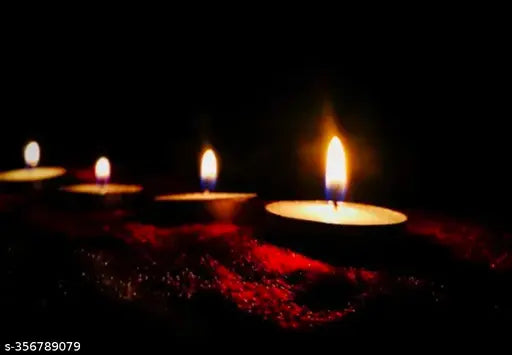 Tea Light Candle Pack of 40 White Colour 100% Organic Wax  Made In India Product