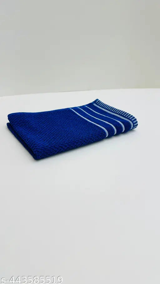 Super Stylish bath Towel 70cm*140cm Soft& Super Absorbent Towel  (Blue)