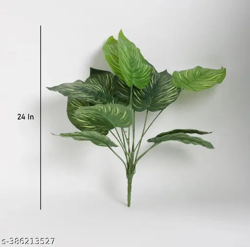 Sunever Artificial 12 Leafs Green Areca Plant Tree Looking Natural