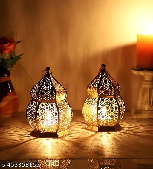 Trendy Candle holder| Moroccan Lantern| Light & Shadow candleholder| Valentines Day Gift| Pack of 1pc