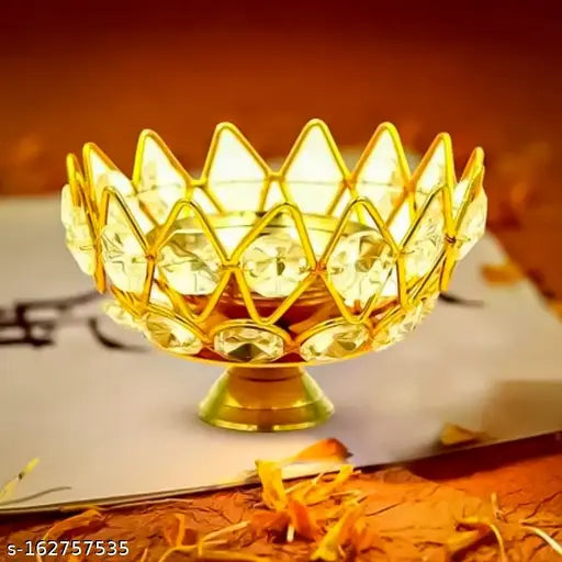 Graceful Crystal Diya navratri Special